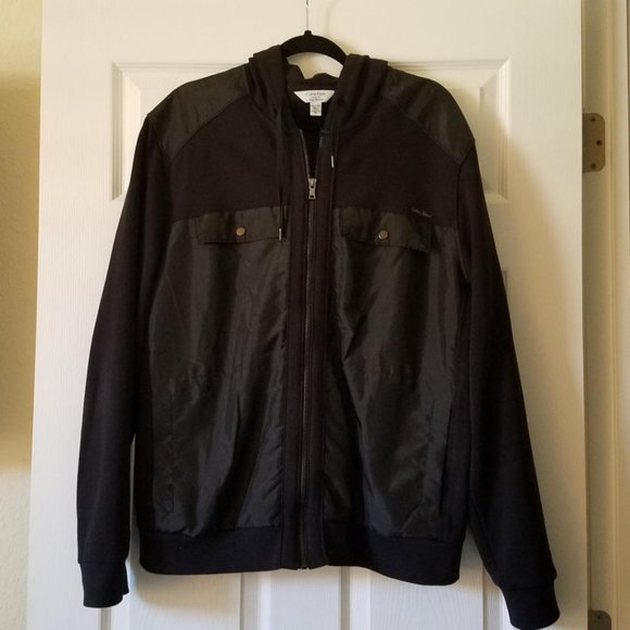 Calvin Klein Classic Fit Hooded Jacket Other - EUC Calvin Klein Classic Fit Black Hooded Jacket Size XXL